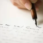 writing letter to a friend